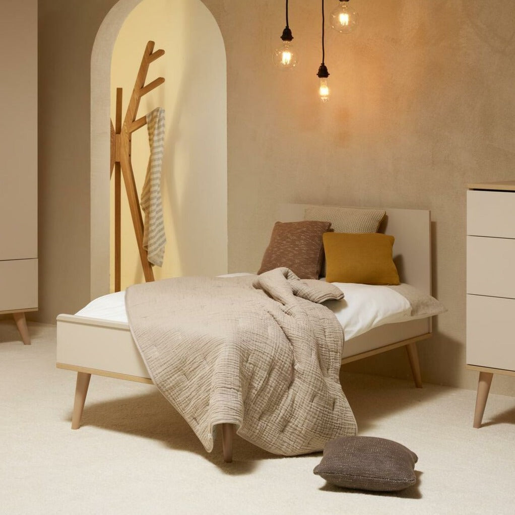 Quax Flow Meegroeibed 140x70cm | Clay