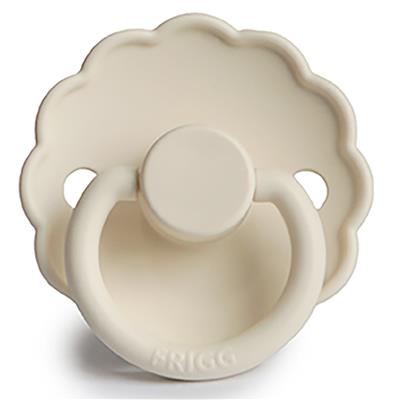 Daisy Siliconen Fopspeen 0-6M Ronde | Cream