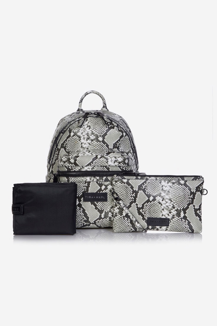 * Tiba + Marl Miller Backpack | Tonal Snake Grey