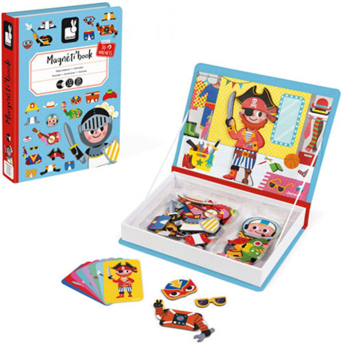 Janod Magneti'Book Meeneem Magneetset | Verkleedfeest Jongens