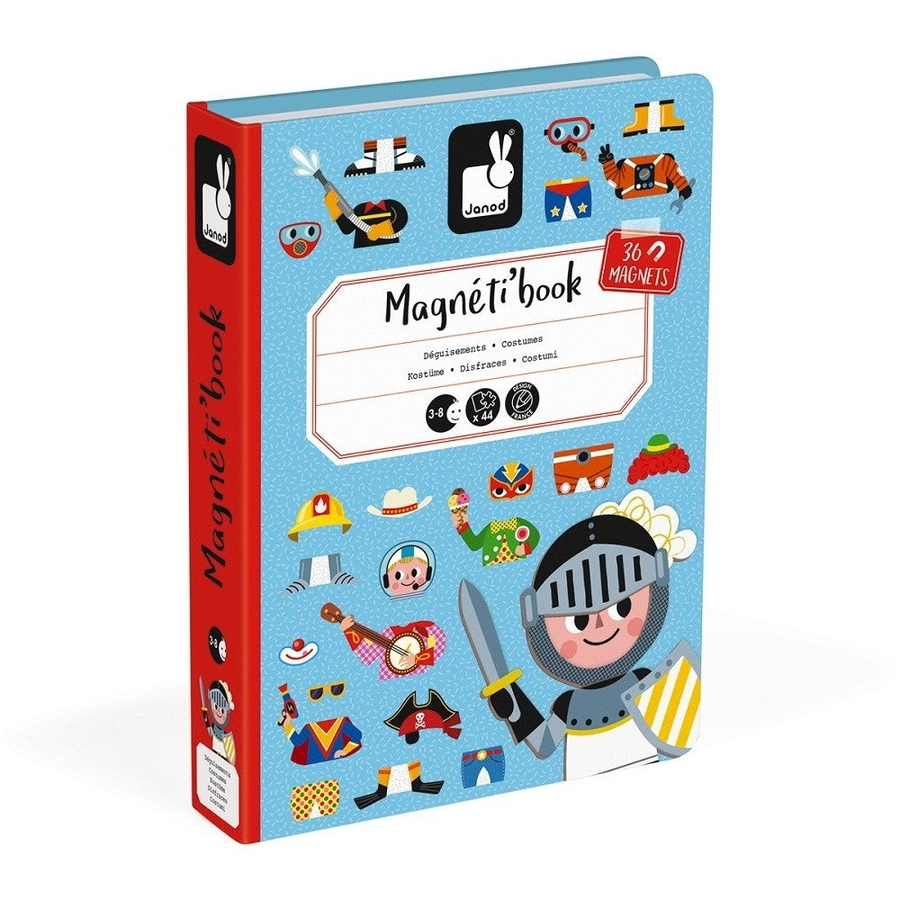 Janod Magneti'Book Meeneem Magneetset | Verkleedfeest Jongens
