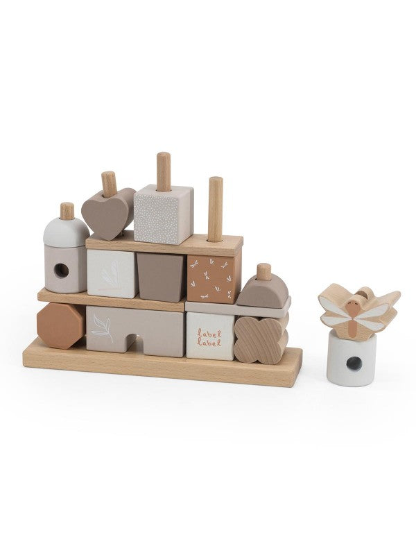 * Label Label Stapelblokken Huis | Nougat