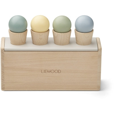 * Liewood Bay Ice Cream Toy 4-pack | Blue Multi Mix