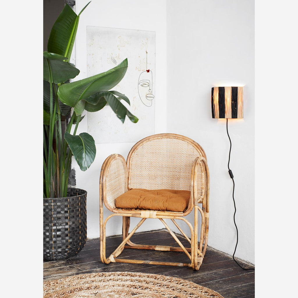 * Madam Stoltz Bamboo Stoel I Natural