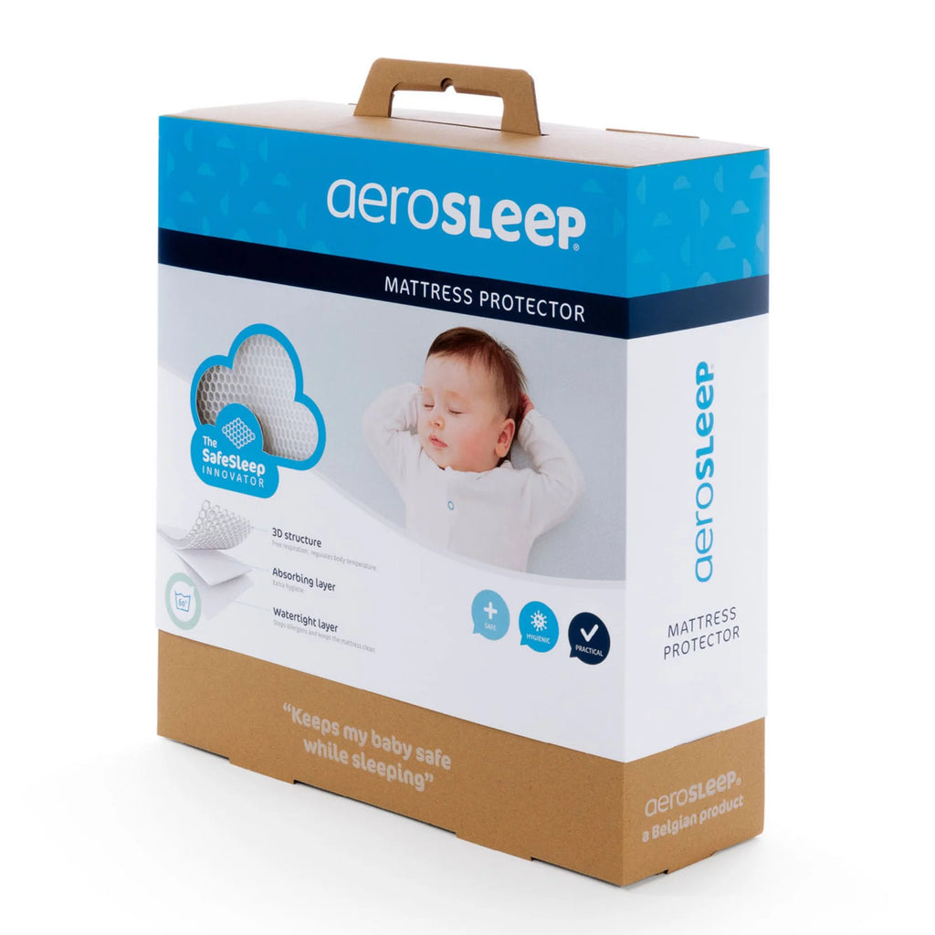 * Aerosleep Matrasbeschermer voor Wieg 50 x 90 cm | Wit