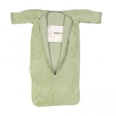 Puckababy Slaapzak The Bag Newborn < 6 M | 70 CM - Teddy | Olive