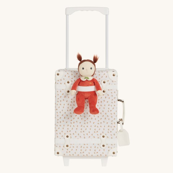 * Olli Ella See-ya suitcase trolley | Leafed Mushroom