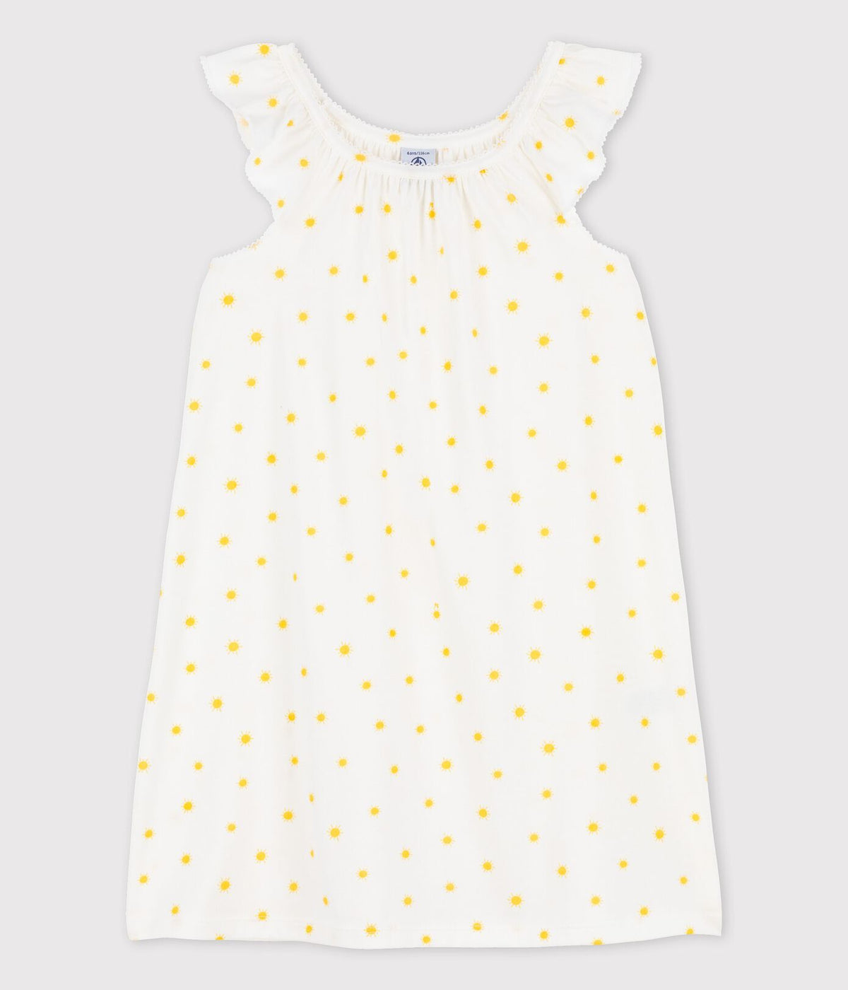 * Petit Bateau Nachthemd Korte Mouwen Sunshine