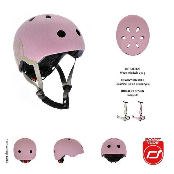 Scoot and Ride Helm SMALL/MEDIUM Peach kinderhelm