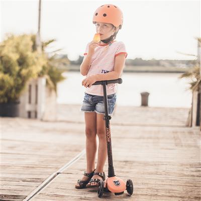 Scoot and Ride Helm SMALL/MEDIUM Peach kinderhelm productfoto 4